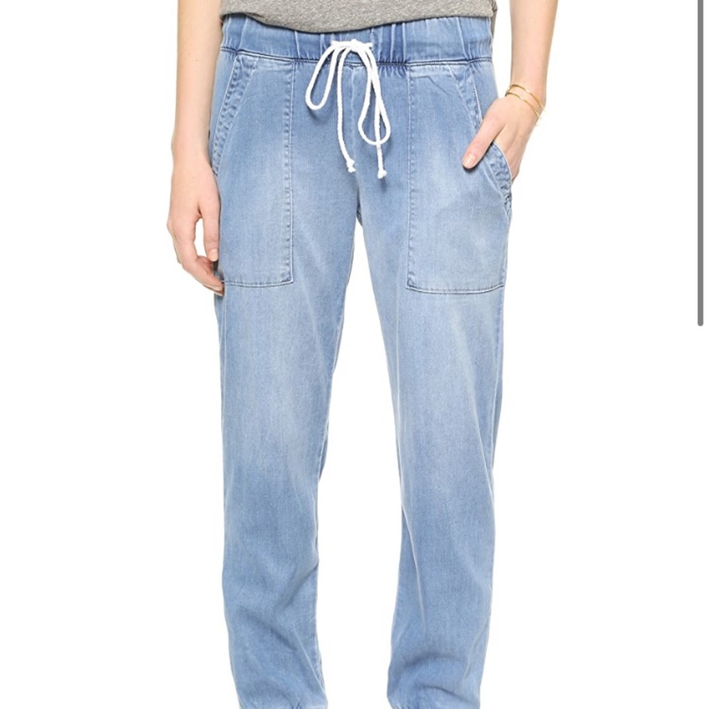 Bella Dahl Denim Pocket Jogger Pants